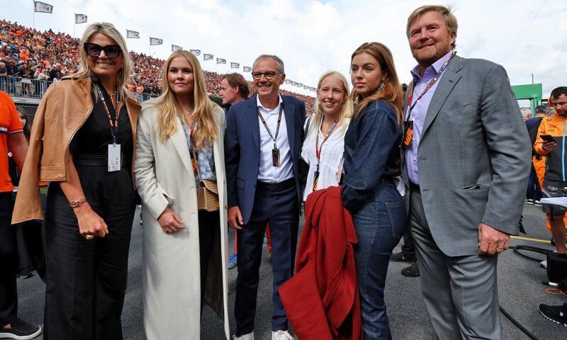 Los reyes de los Paises Bajos Reyes de Holanda 03 - Los Reyes de Países Bajos asisten al Gran Premio de Holanda de F1 2023