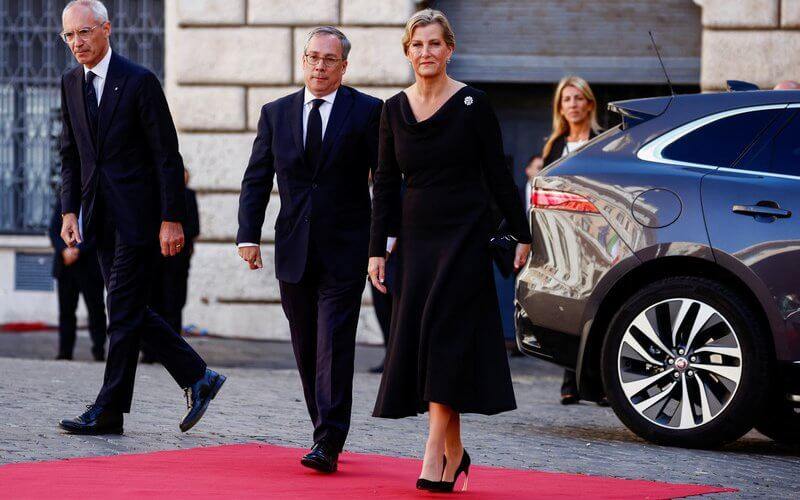 La duquesa de Edimburgo asistio al funeral de Giorgio Napolitano 2 - La duquesa de Edimburgo asistió al funeral de Giorgio Napolitano