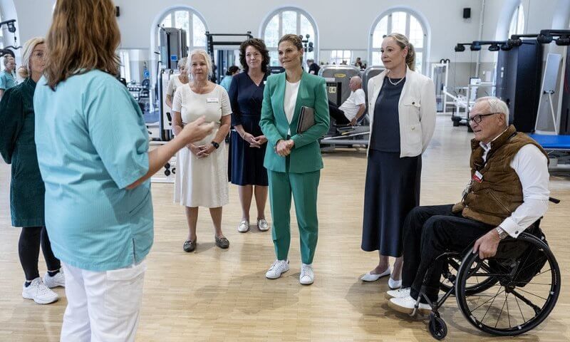 La princesa heredera Victoria 1 - La princesa heredera Victoria visita la estación de rehabilitación Aleris en Solna