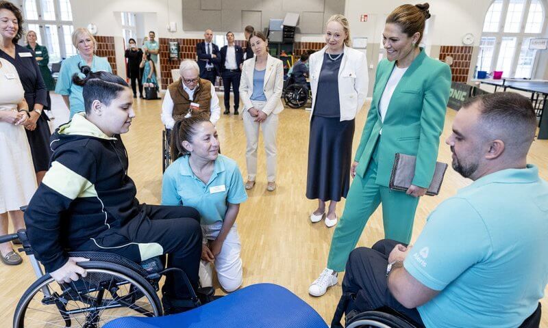La princesa heredera Victoria 3 - La princesa heredera Victoria visita la estación de rehabilitación Aleris en Solna