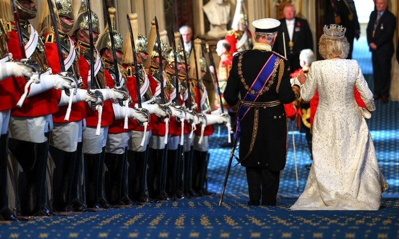 El rey Carlos III 03 - El rey Carlos III de Inglaterra inauguró oficialmente la sesión 2023-24 del Parlamento del Reino Unido