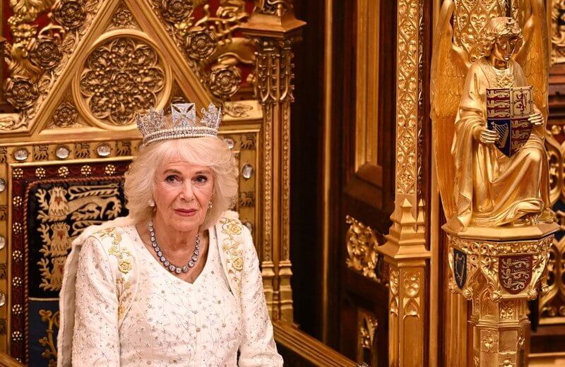 El rey Carlos III 08 - El rey Carlos III de Inglaterra inauguró oficialmente la sesión 2023-24 del Parlamento del Reino Unido