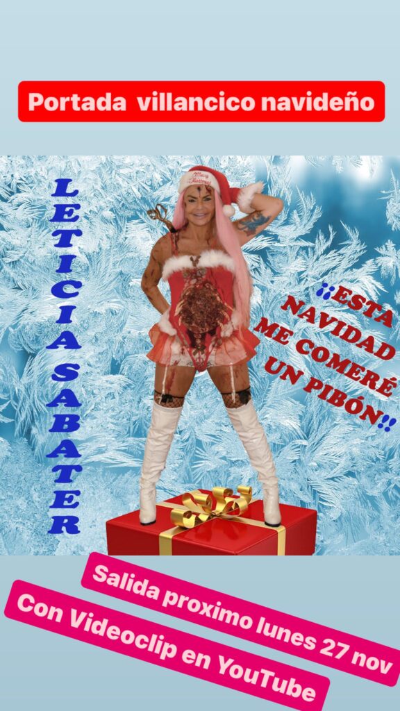 LETICIA SABATER. Esta Navidad me comere un pivon 576x1024 - "Esta Navidad me comeré un pivón": La provocadora propuesta de Leticia Sabater para las fiestas