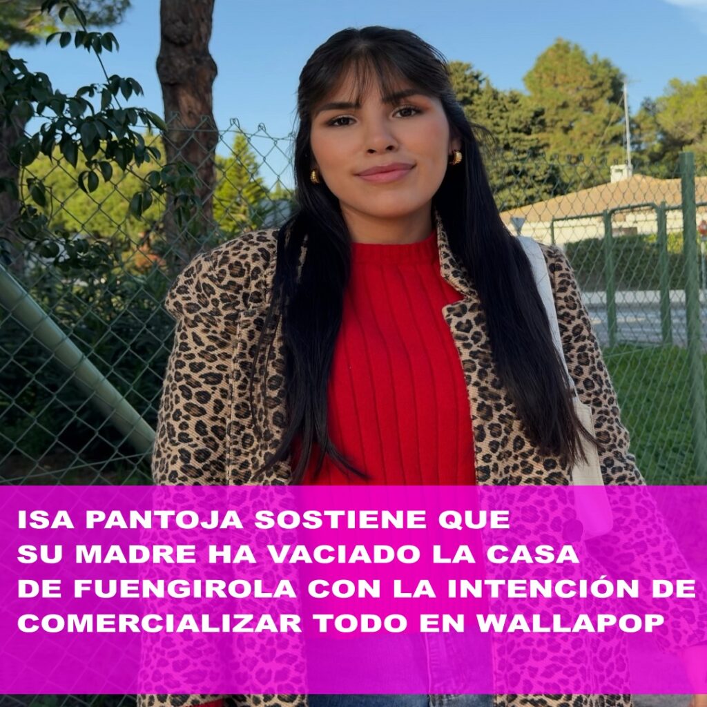 ISA PANTOJA 1024x1024 - Isa Pantoja sostiene que su madre ha vaciado la casa de Fuengirola con la intención de comercializar todo en Wallapop