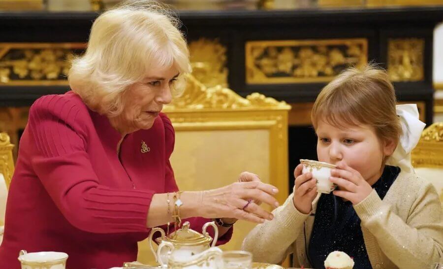 La reina Camilla organizo un te privado por la tarde en el Castillo de Windsor 2 - La reina Camilla organizó un té privado por la tarde en el Castillo de Windsor