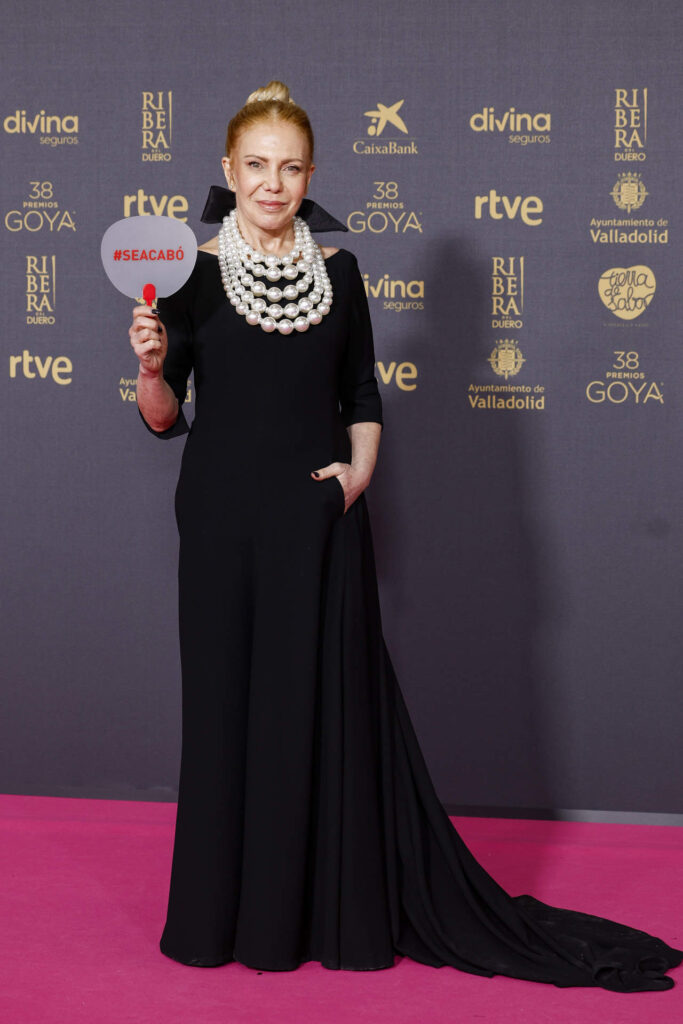 Actress Cecilia Roth at photocall for the 38th annual Goya Film Awards in Valladolid on Saturday 10 February, 2024.