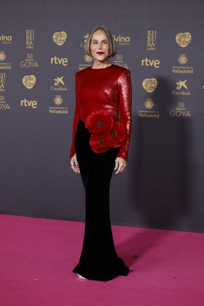 Actress Antonia San Juan at photocall for the 38th annual Goya Film Awards in Valladolid on Saturday 10 February, 2024.