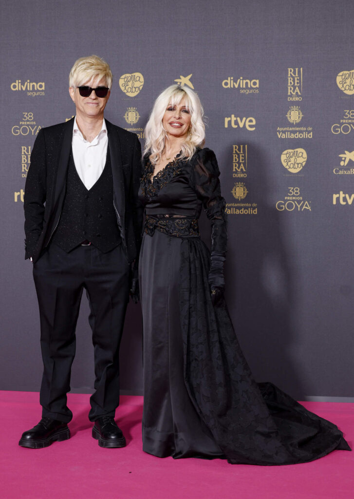 Band Nebullosa (María «Mery» Bas and Mark Dasousa) at photocall for the 38th annual Goya Film Awards in Valladolid on Saturday 10 February, 2024.