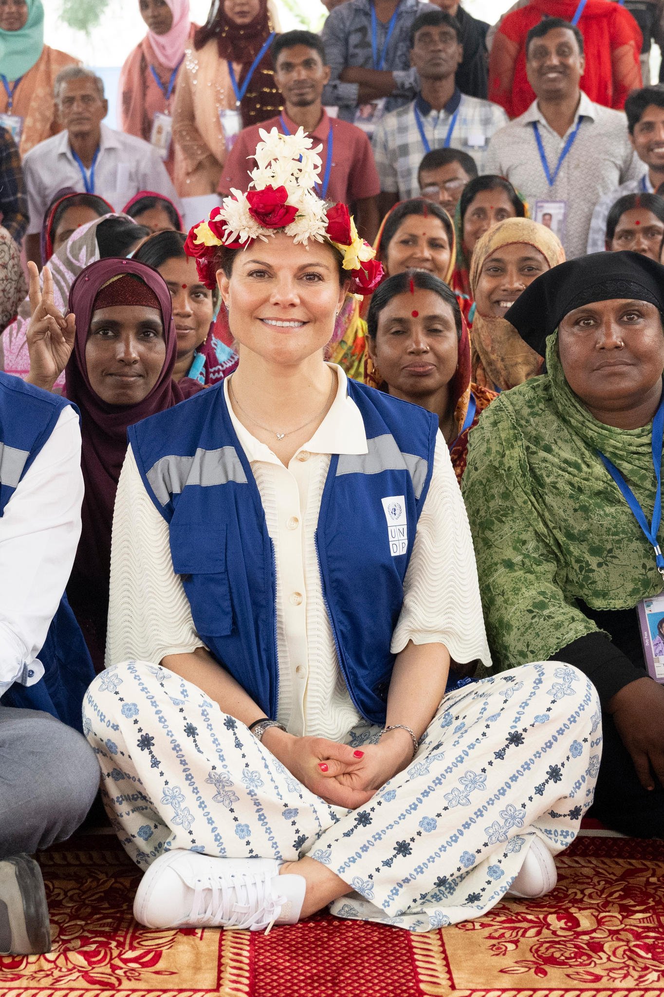 La princesa Victoria de Suecia visita Khulna, Bangladesh