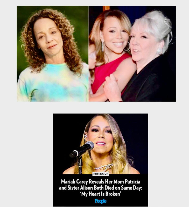 27 08 2024 10 01 57 - Fallecen la madre y la hermana de Mariah Carey el mismo día