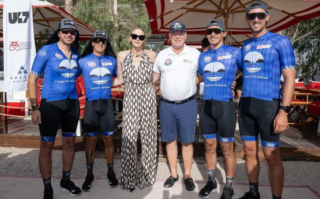 El Principe Alberto y la Princesa Charlene presiden la llegada del evento solidario Crossing Calvi Monaco2 1024x638 - El Príncipe Alberto y la Princesa Charlene presiden la llegada del evento solidario 'Crossing: Calvi - Monaco'