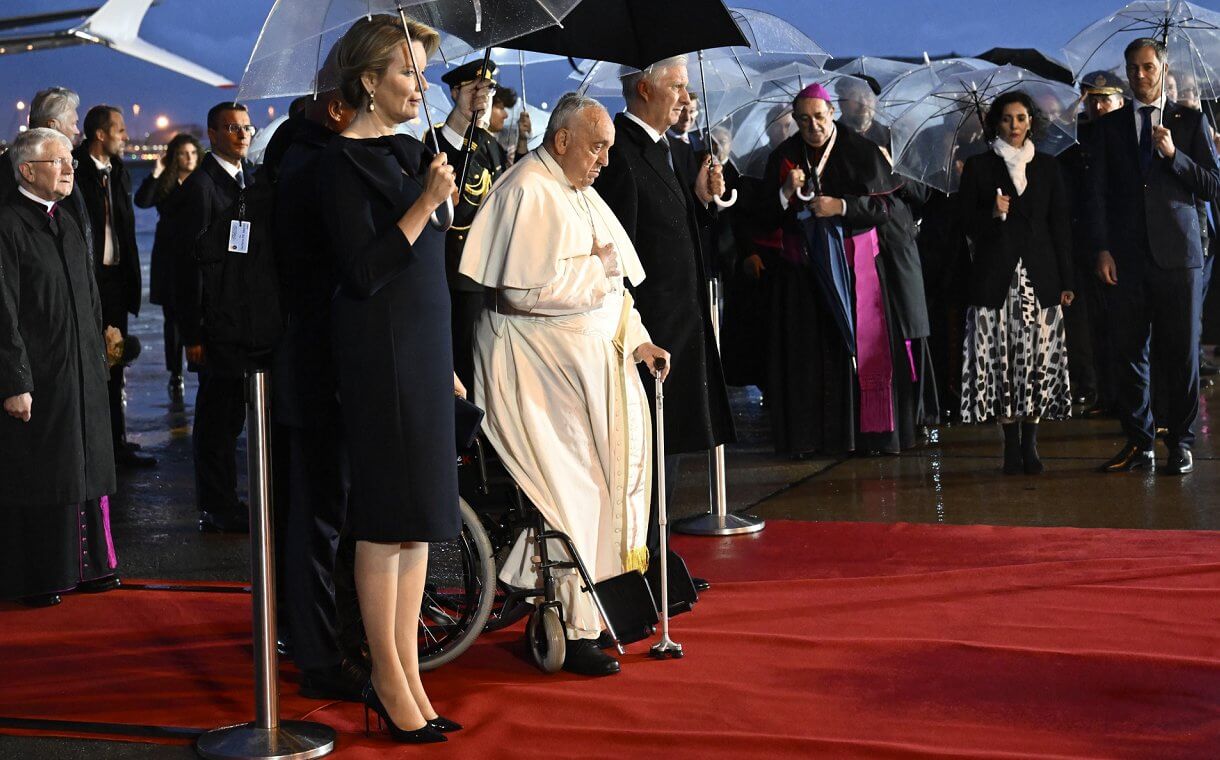 Los reyes de Bélgica reciben al Papa Francisco