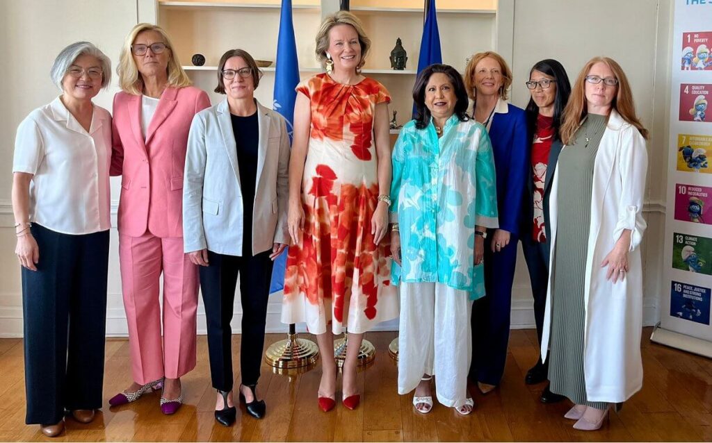 La Reina Matilde de Belgica llega a Nueva York 6 1024x638 - La Reina Matilde de Bélgica llega a Nueva York para la 79ª sesión de la Asamblea General de la ONU