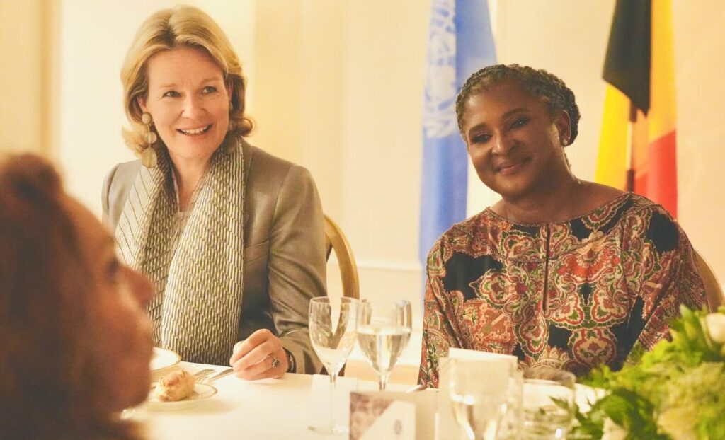 La Reina Matilde de Belgica llega a Nueva York 7 1024x622 - La Reina Matilde de Bélgica llega a Nueva York para la 79ª sesión de la Asamblea General de la ONU