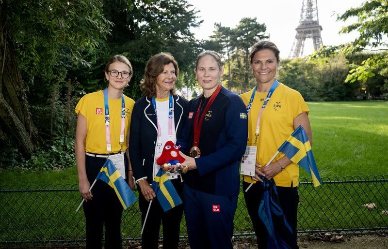 La familia real sueca llega a Paris para los Juegos Paralimpicos de Paris 2024 7 - La Familia Real Sueca asiste a los Juegos Paralímpicos de Verano de París 2024