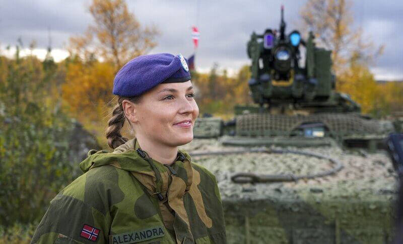 La Princesa Ingrid Alexandra y su formación militar en el campamento Skjold