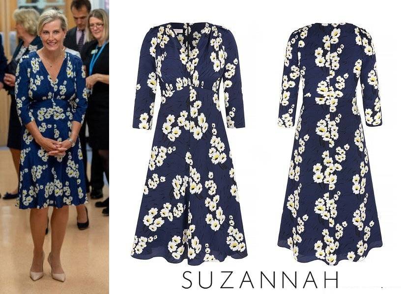 Duchess of Edinburgh wore Suzannah Marigold Tea dress.