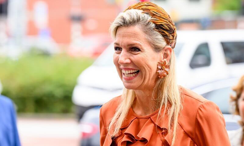 La reina Máxima de Holanda visita el hospital Reinier de Graaf en Delft