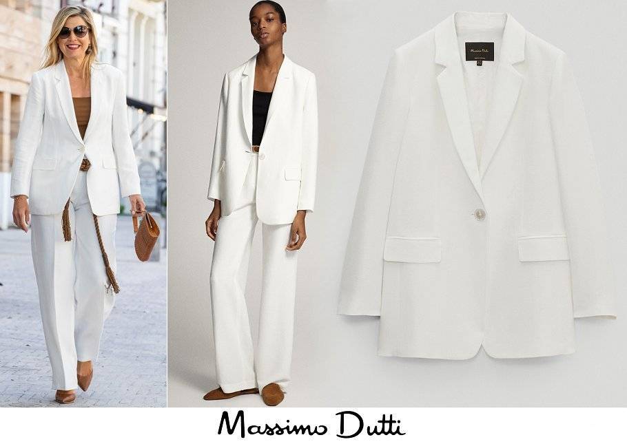 Blazer liso de Massimo Dutti