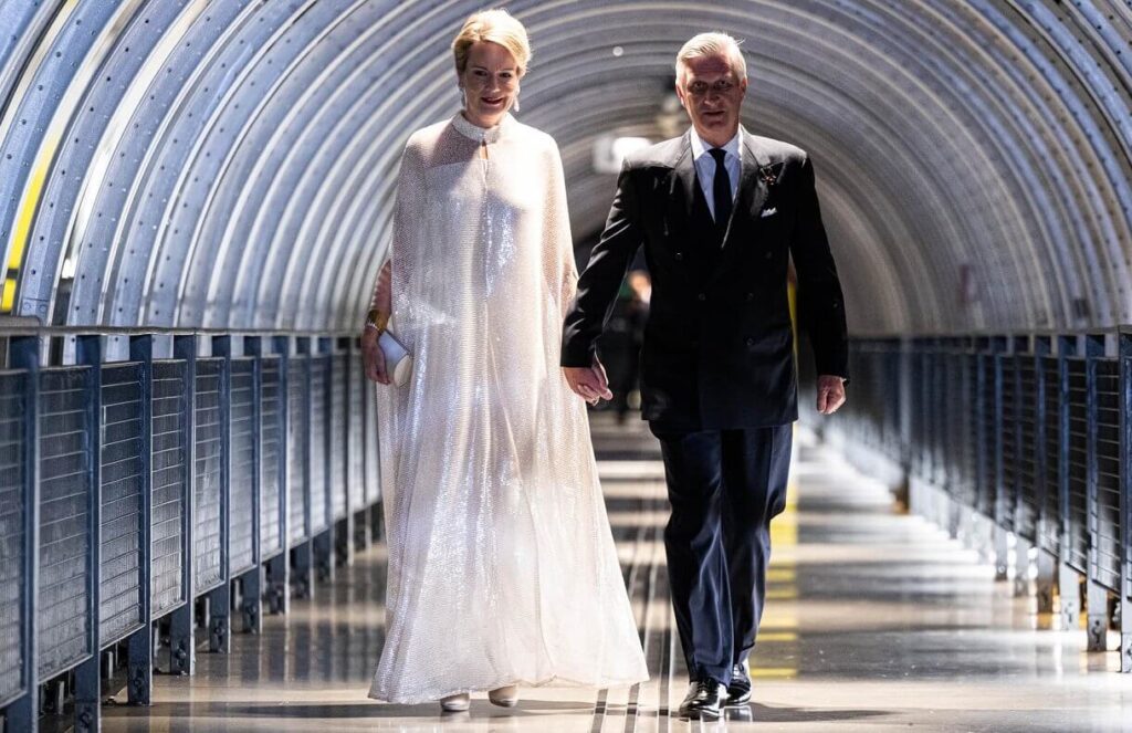 El rey Felipe y la reina Matilde de Belgica visitan el Centro Pompidou de Paris 2 1024x663 - Los Reyes de Bélgica visitan el Centro Pompidou de París durante su visita de Estado