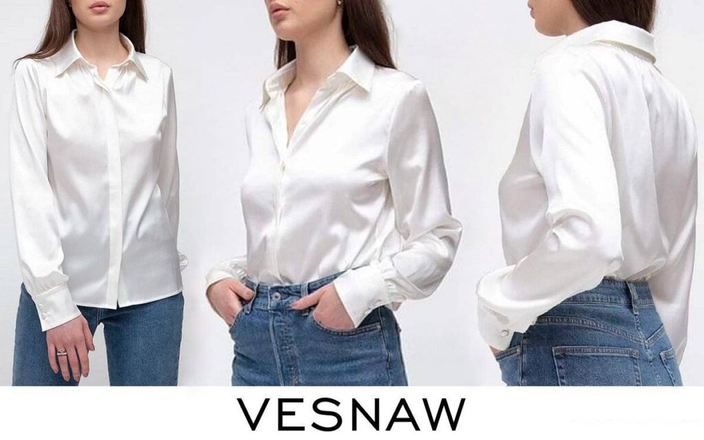 VESNA W Camisa Seda Meghan