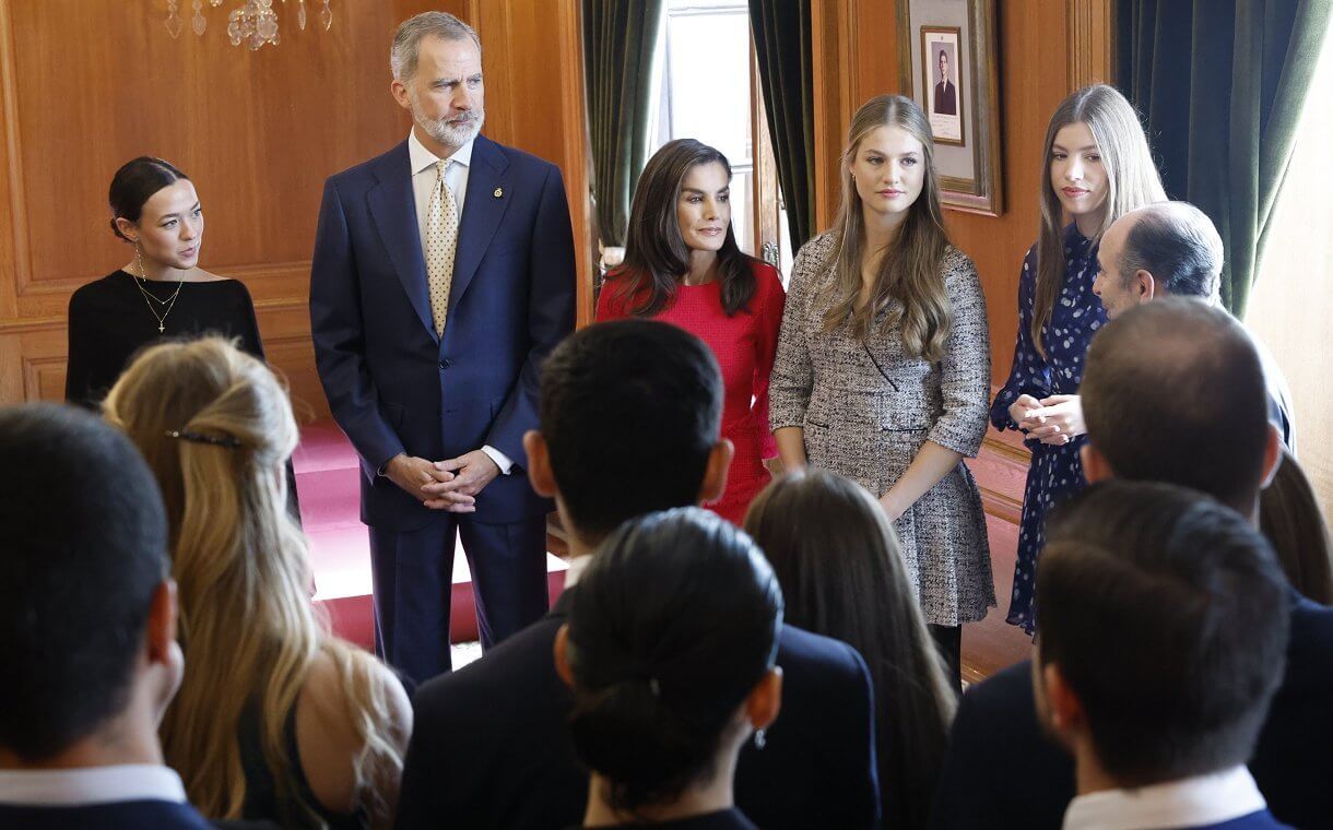 La Familia Real Española Asiste a la Recepción de los Premios Princesa de Asturias 2024