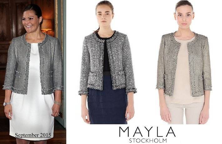 Chaqueta de tweed Mayla