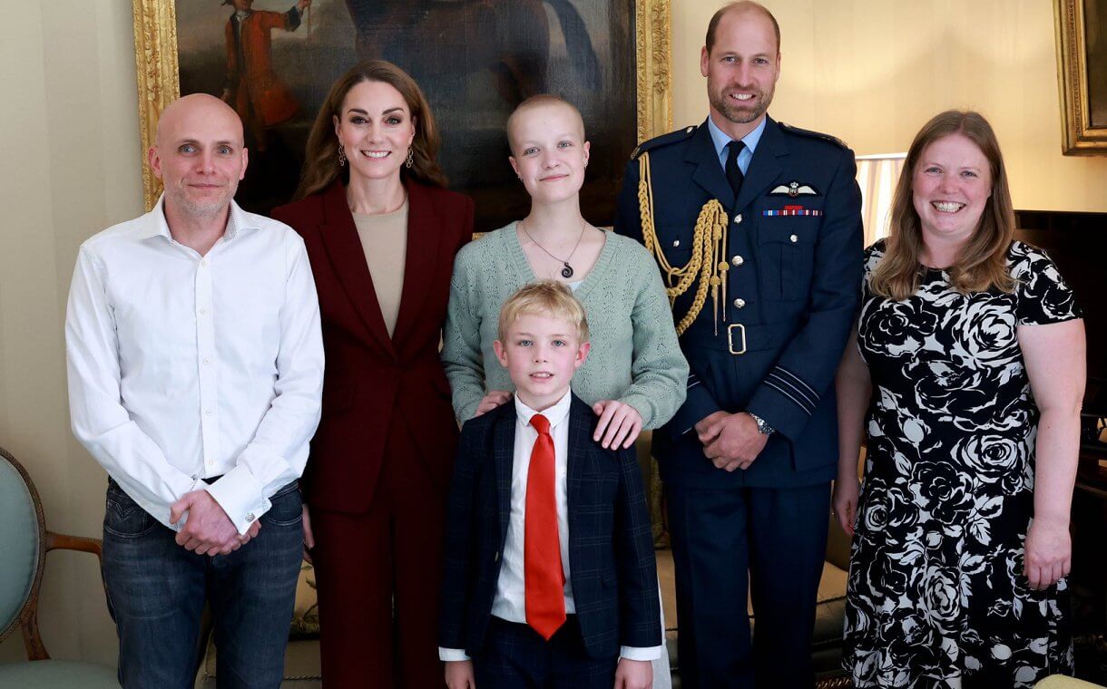 La Princesa de Gales recibe a Liz Hatton y su familia en el Castillo de Windsor