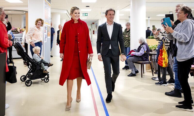 La Reina Máxima visita el Noordwest Hospital Group en Alkmaar