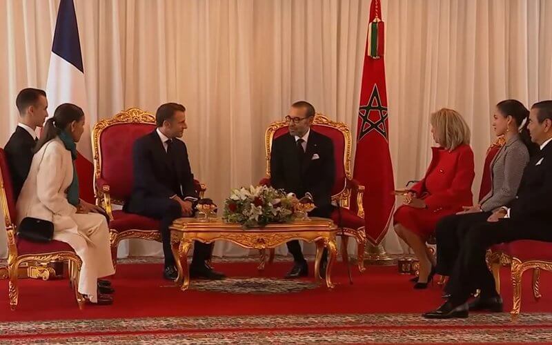 La familia real de Marruecos recibe al presidente frances Macron y a su esposa 4 - La familia real de Marruecos recibe al presidente francés Emmanuel Macron y a su esposa Brigitte Macron