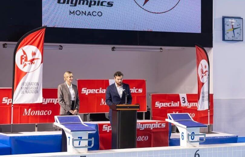 La princesa Charlene asiste a la inauguracion del Torneo Europeo de Natacion 4 - La Princesa Charlene impulsa la inclusión deportiva en el Torneo Europeo de Natación