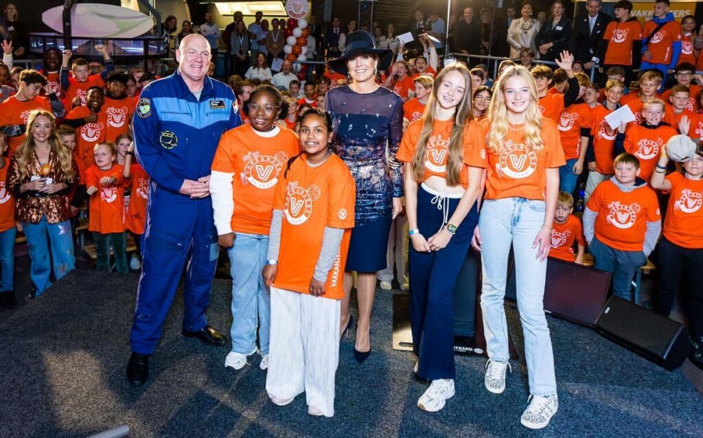 La reina Maxima lanza el lanzamiento nacional de Vakkanjers en la Space Expo 5 1024x638 - La Reina Máxima inaugura la edición 25ª del programa educativo Vakkanjers en la Space Expo