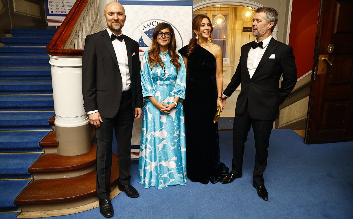 Los Reyes de Dinamarca celebran el 25º aniversario de la AmCham en una gala en Copenhague