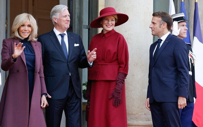 Primer dia de la visita de Estado del rey Felipe y la reina Matilde de Belgica a Francia 3 - Primer día de la visita de Estado del rey Felipe y la reina Matilde de Bélgica a Francia