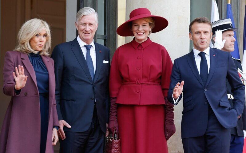 Primer dia de la visita de Estado del rey Felipe y la reina Matilde de Belgica a Francia 4 - Primer día de la visita de Estado del rey Felipe y la reina Matilde de Bélgica a Francia