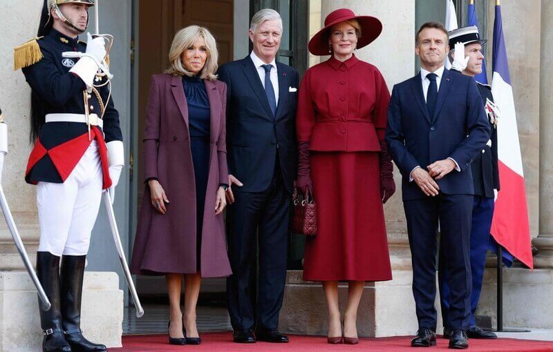 Primer dia de la visita de Estado del rey Felipe y la reina Matilde de Belgica a Francia 5 - Primer día de la visita de Estado del rey Felipe y la reina Matilde de Bélgica a Francia