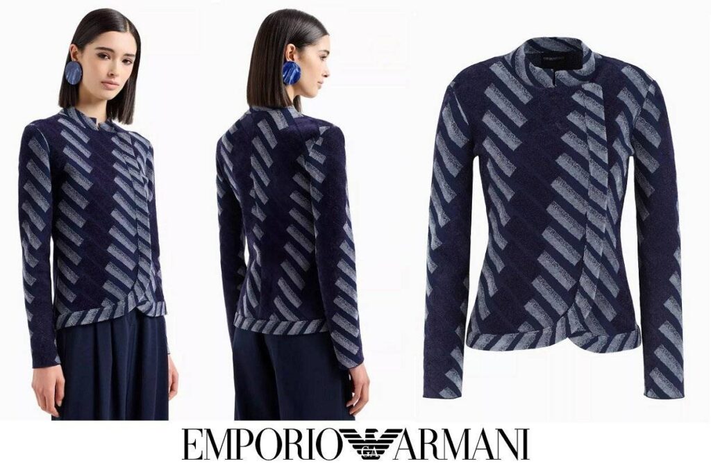 Chaqueta con cuello Guru de Emporio Armani