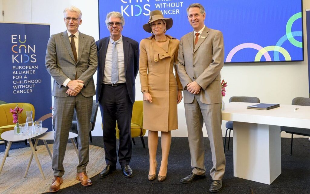 La Reina Maxima asiste a la firma del acuerdo de colaboracion internacional UE CAN KIDS 5 1024x642 - La Reina Máxima preside la firma del acuerdo de colaboración internacional UE CAN KIDS en oncología pediátrica