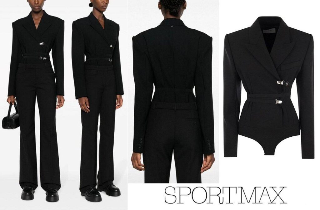 Chaqueta de lana elástica Sportmax