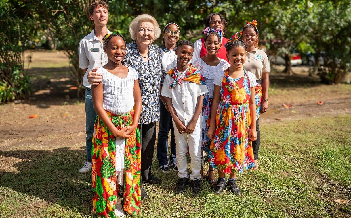 La Princesa Beatriz de los Países Bajos realiza una visita oficial a Sint Maarten y Saba