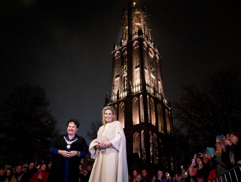 La reina Maxima asiste a la inauguracion de la restaurada Torre del Dom 4 1024x772 - La Reina Máxima Preside la Inauguración de la Restaurada Torre del Dom de Utrecht