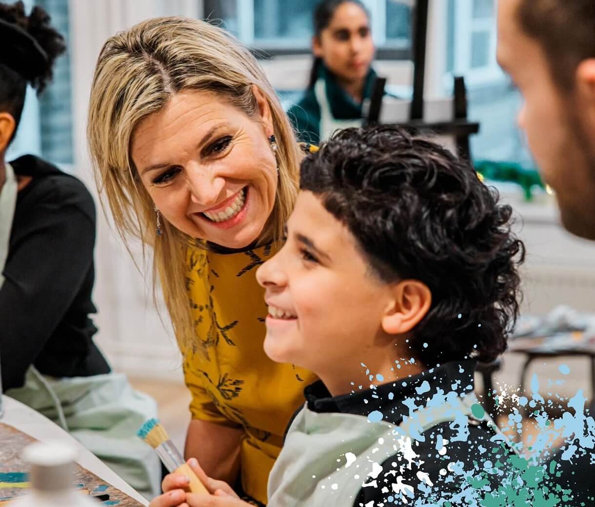 La Reina Máxima Visita la Escuela Emmaus en Róterdam