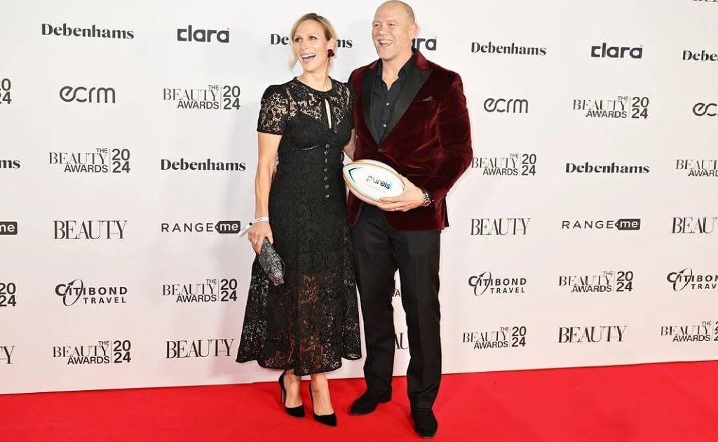 Zara y Mike Tindall Asisten a los Beauty Awards 2024 en Londres