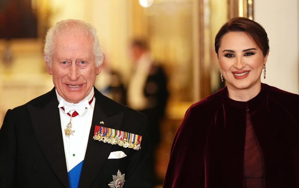 El rey Carlos y la reina Camila ofrecen un banquete de Estado para el emir de Qatar 06 1024x646 - El Rey Carlos y la Reina Camila ofrecen un Banquete de Estado para el Emir de Qatar