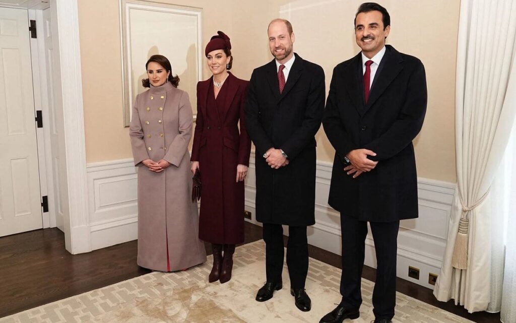 El rey Carlos y la reina Camila reciben al Emir de Qatar y a su esposa 2 1024x641 - El Rey Carlos y la Reina Camila reciben al Emir de Qatar y a su esposa