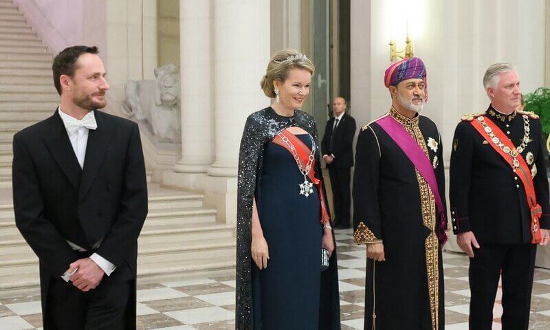 El Rey y la Reina de Bélgica ofrecen un banquete de Estado en honor al Sultán Haitham bin Tariq