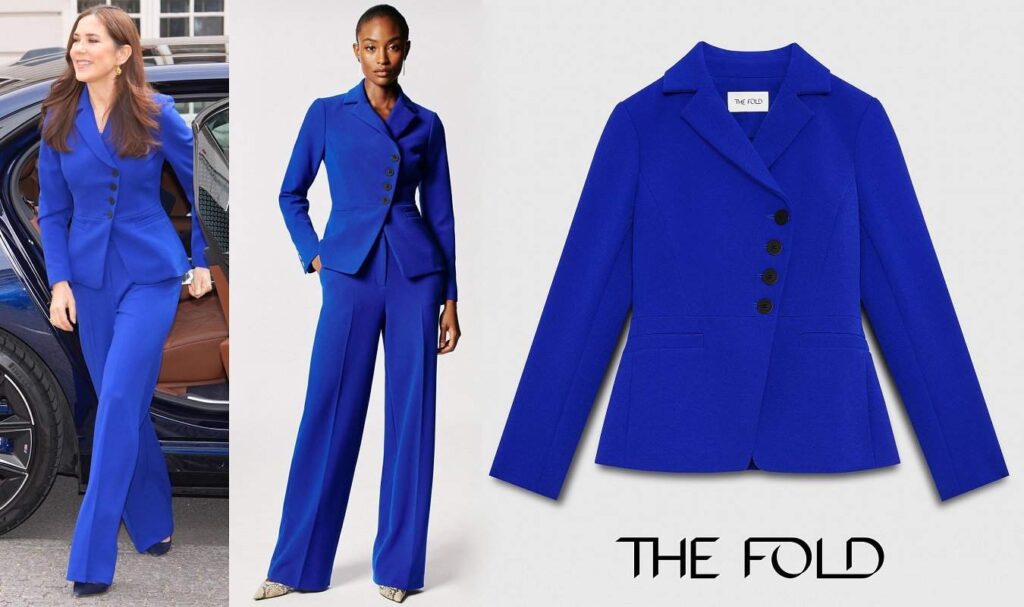 Traje azul cobalto Cecille de The Fold London