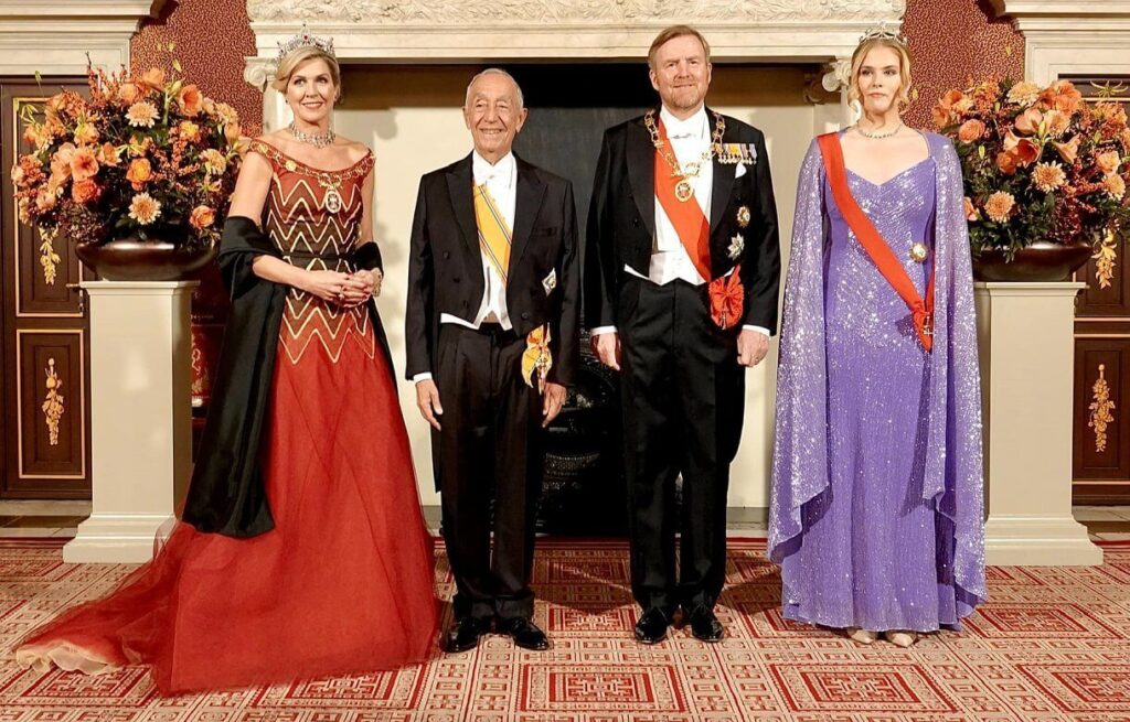 El rey y la reina holandeses ofrecen un banquete de Estado en honor del presidente de Portugal 03 1024x655 - Banquete de Estado en honor al presidente de Portugal