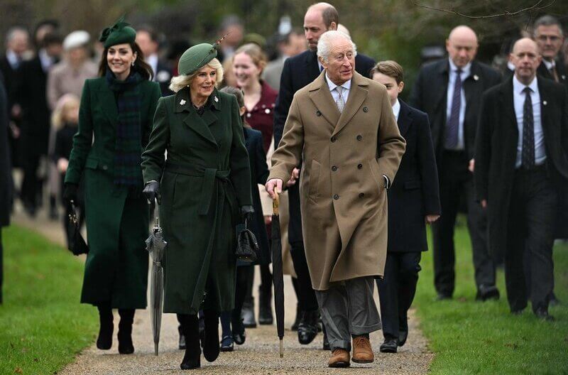 La familia real britanica asistira al servicio del dia de Navidad de 2024 03 - La familia real británica celebró el tradicional servicio del día de Navidad de 2024