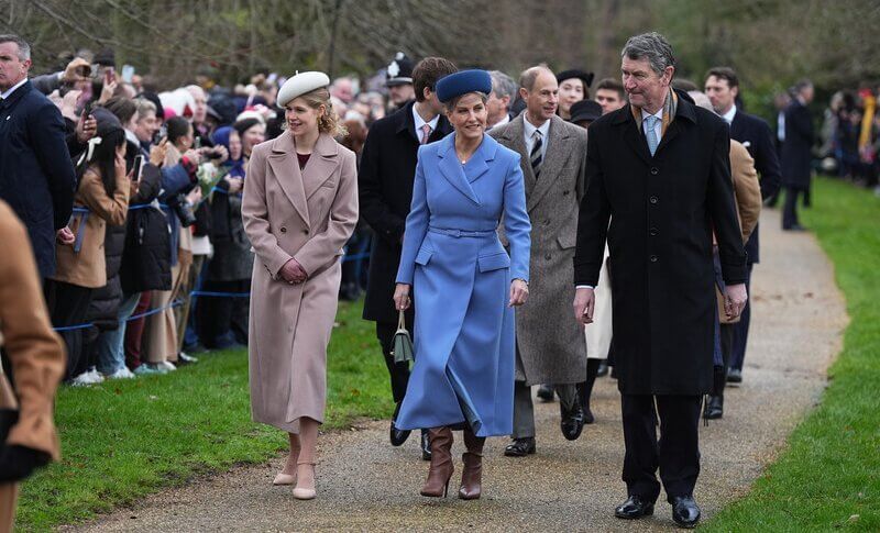 La familia real britanica asistira al servicio del dia de Navidad de 2024 05 - La familia real británica celebró el tradicional servicio del día de Navidad de 2024